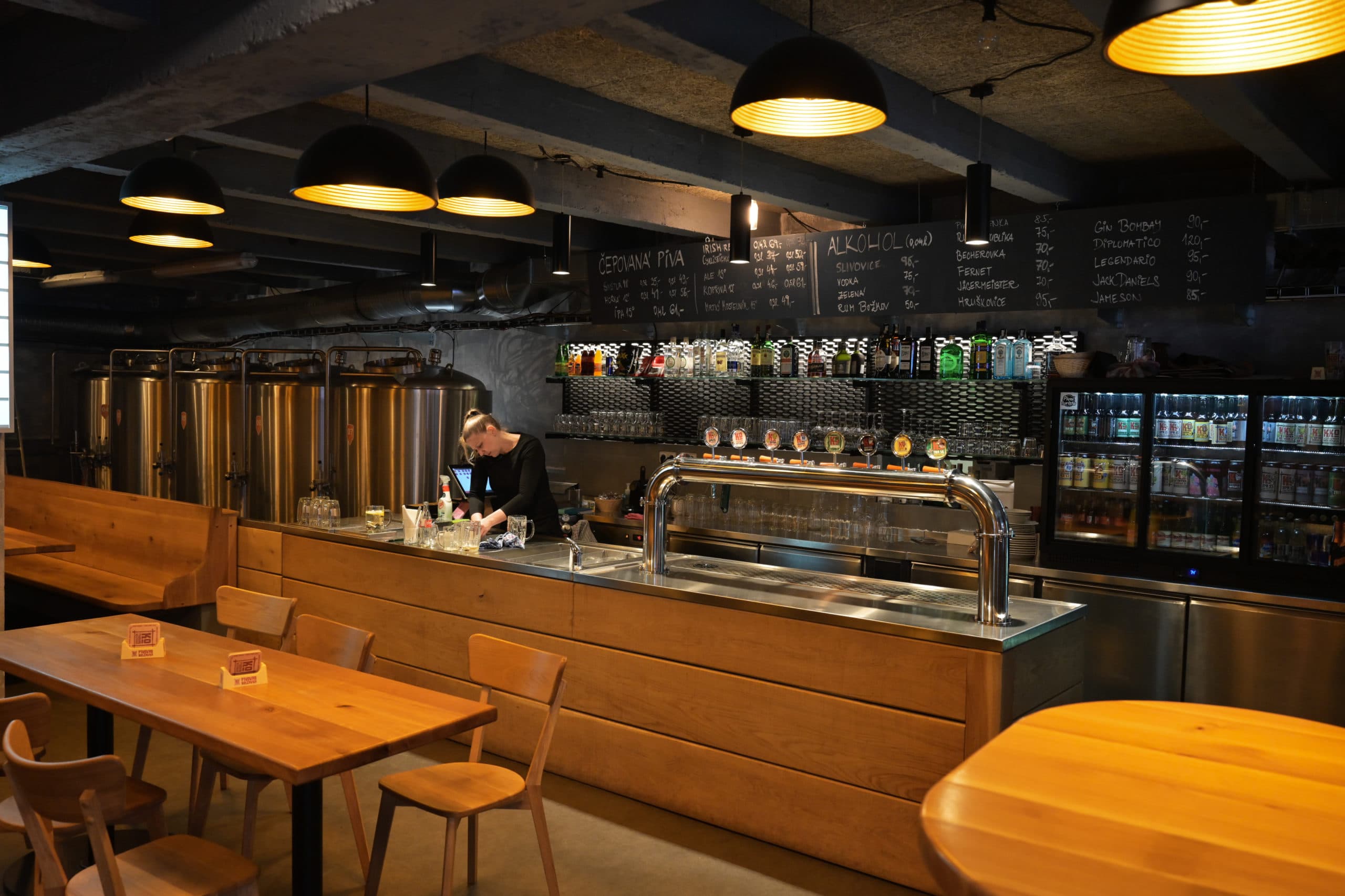 Pivovar Kolčavka — interiér