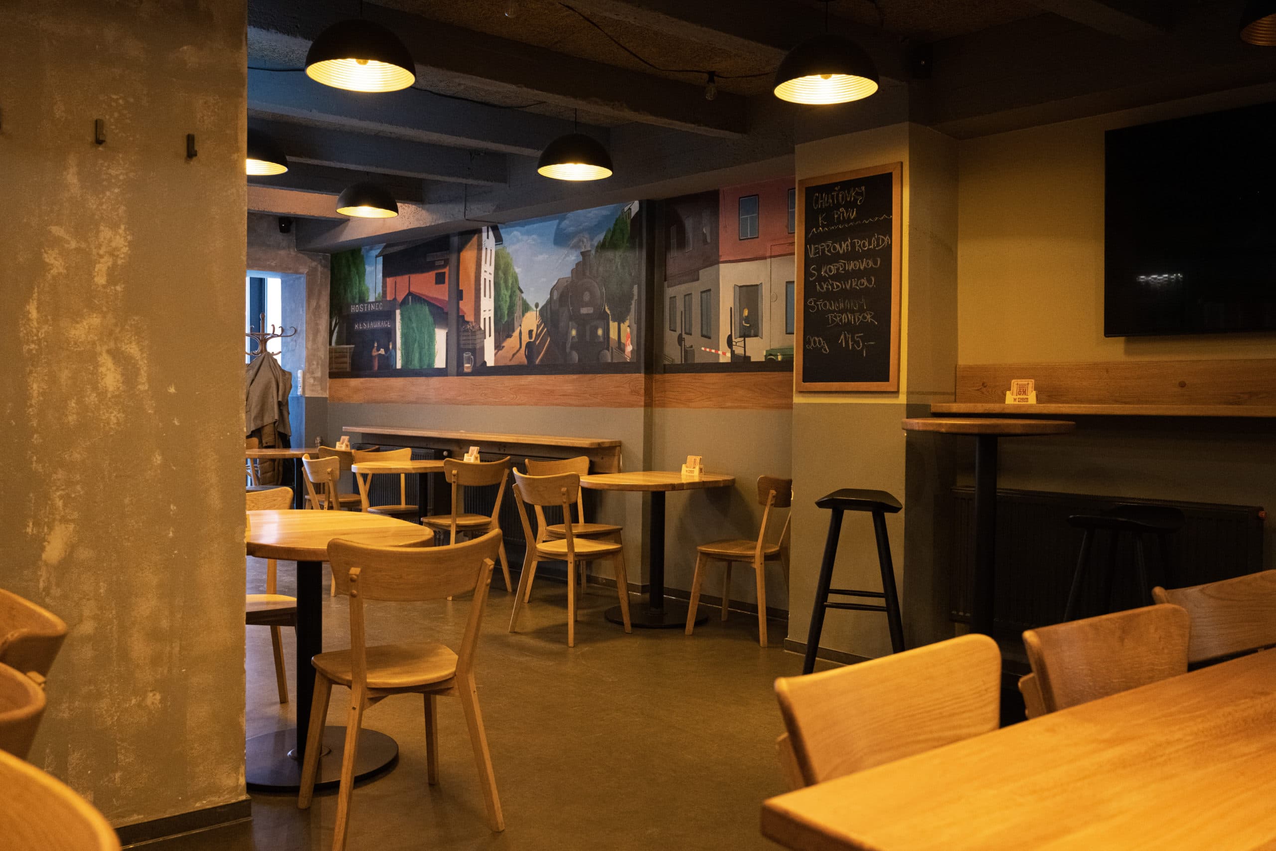 Pivovar Kolčavka — interiér